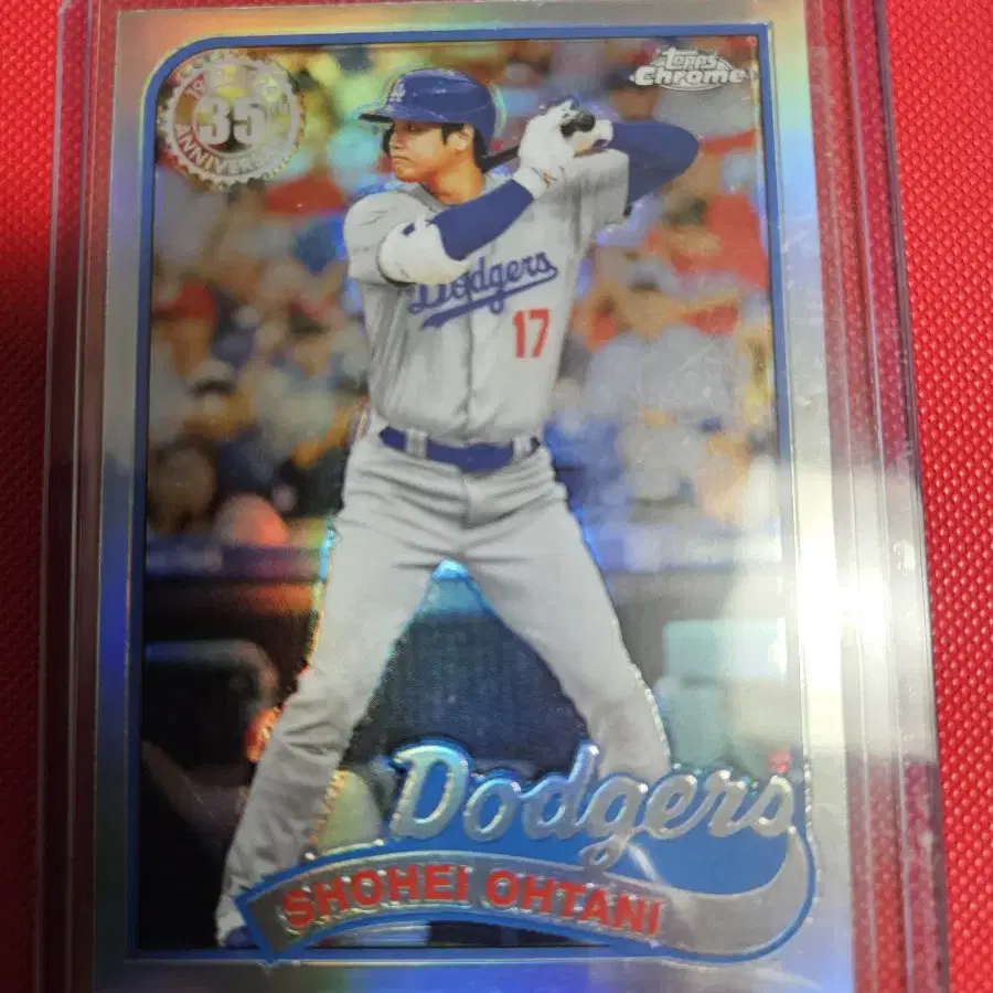 오타니 2024 Topps Chrome 1989 Topps 리플렉터 카드