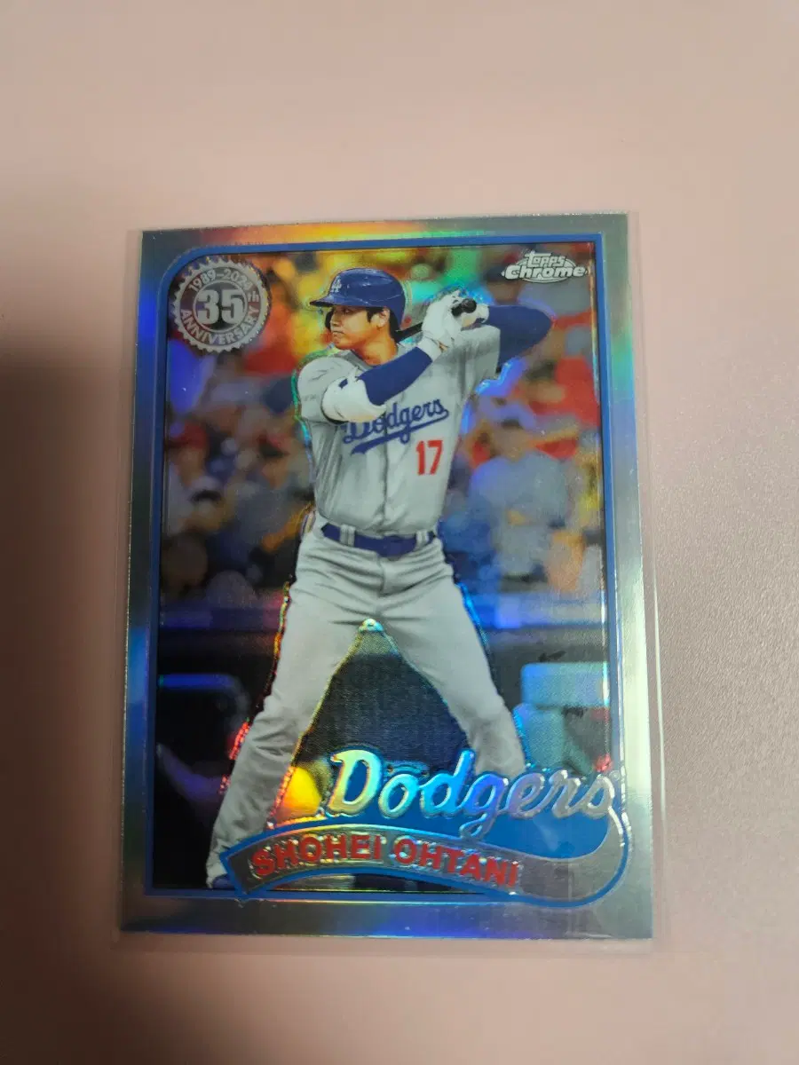 오타니 2024 Topps Chrome 1989 Topps 리플렉터 카드