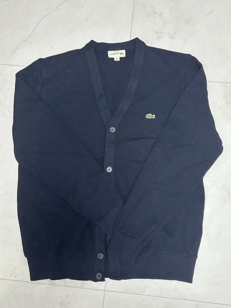 Lacoste Wool Cardigan Navy M