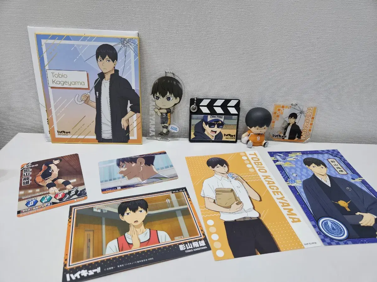 Haikyuu Kageyama colored paper slate acrylic Gacha kard etc.