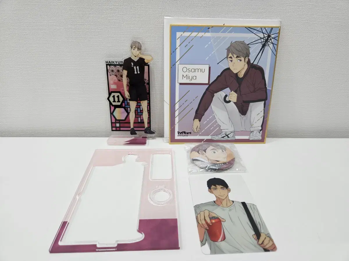 Haikyuu Osamu Color Paper acrylic Sells badges, etc.