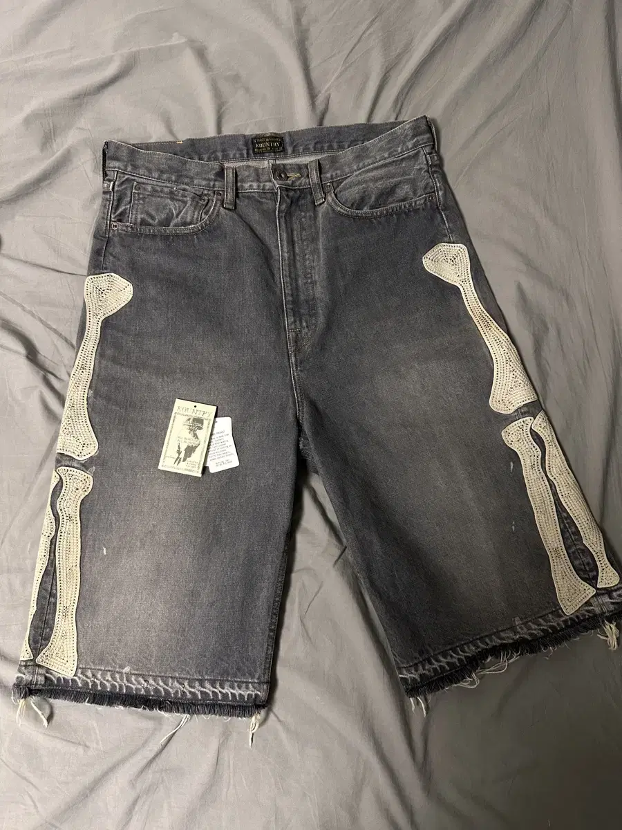 Capital Bone Denim Shorts 34