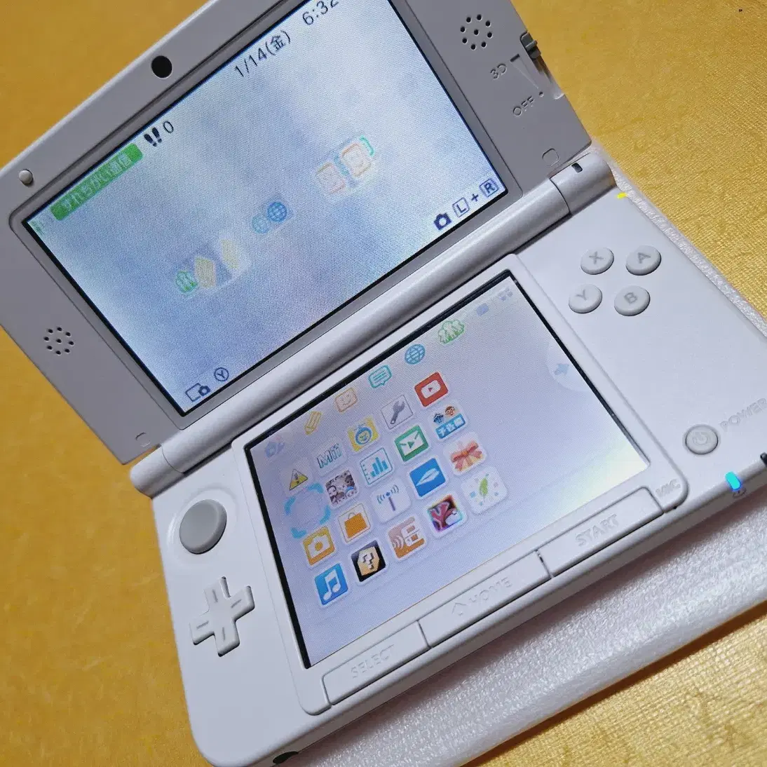 A급2 닌텐도 3dsll 3dsxl 핑크색 일본판 순정품747