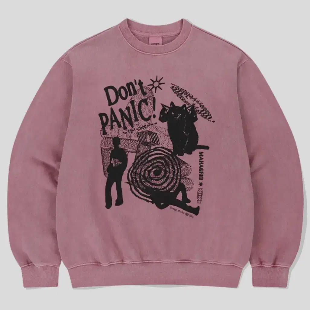 마하그리드 맨투맨 DONt PANIC PIGMENT SWEATSHIRT