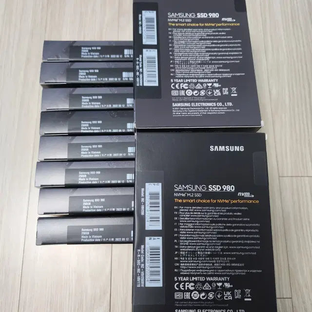 삼성 980 SSD 250GB /원10, 문서/미개봉,국내정품