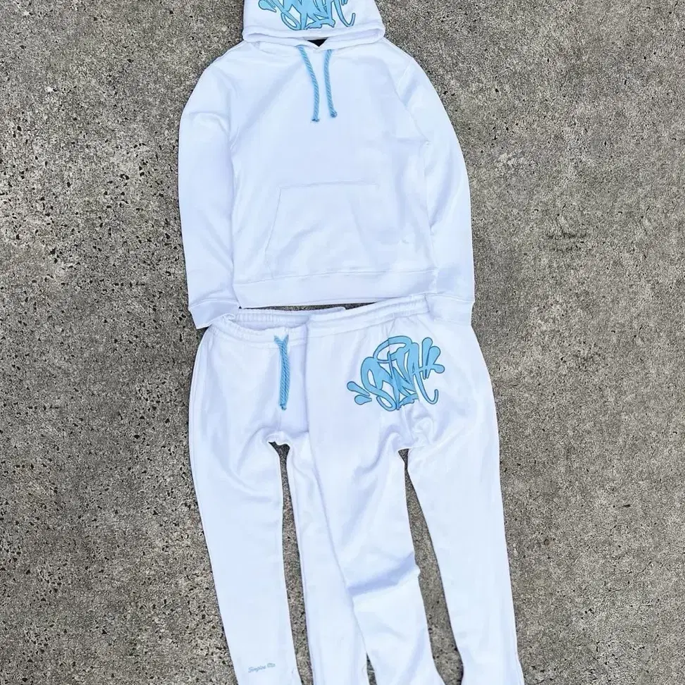 Synaworld white/blue tracksuit 시나월드 트랙수트