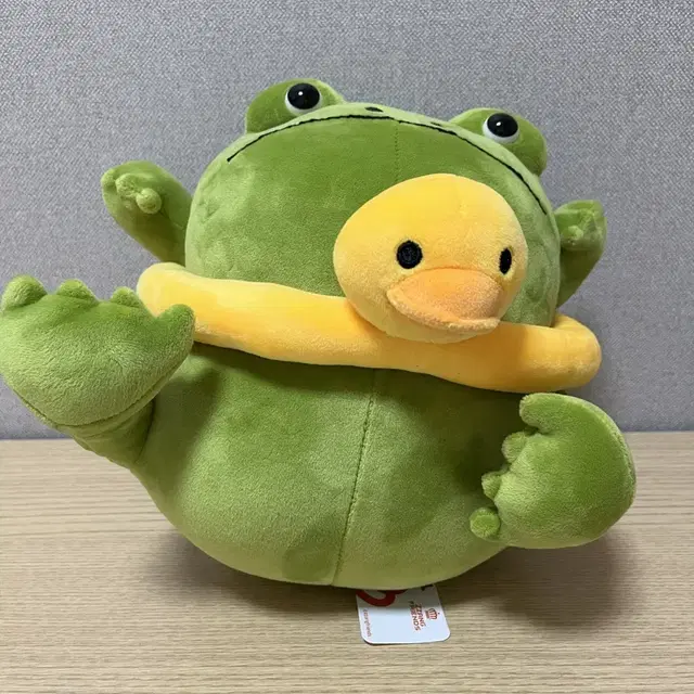 오리튜브 개구리 인형 30cm