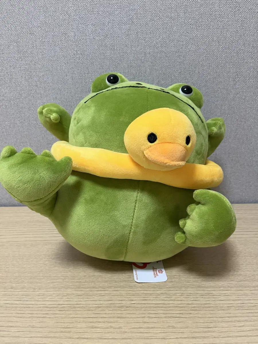 오리튜브 개구리 인형 30cm