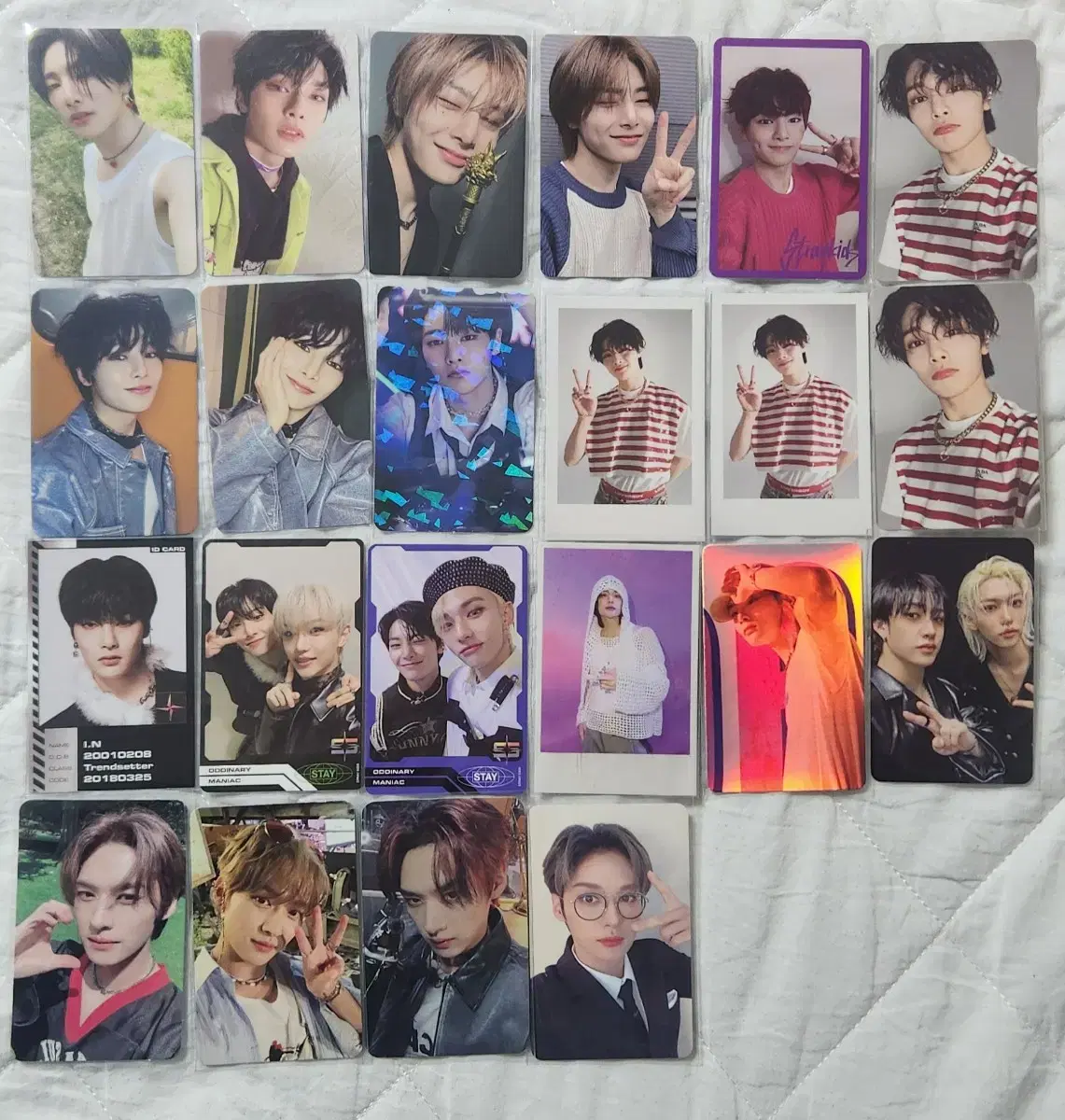 Skz photocard lee know i.n felix hyunjin bang chan unreleased photocard soundwave Pacific