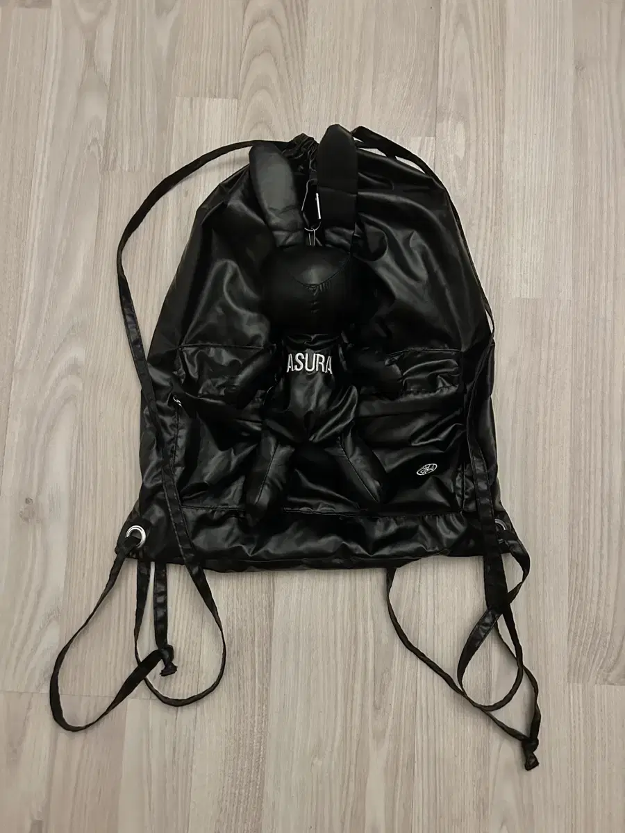 ASURA 아수라 RABBIT GYM SACK (BLACK)