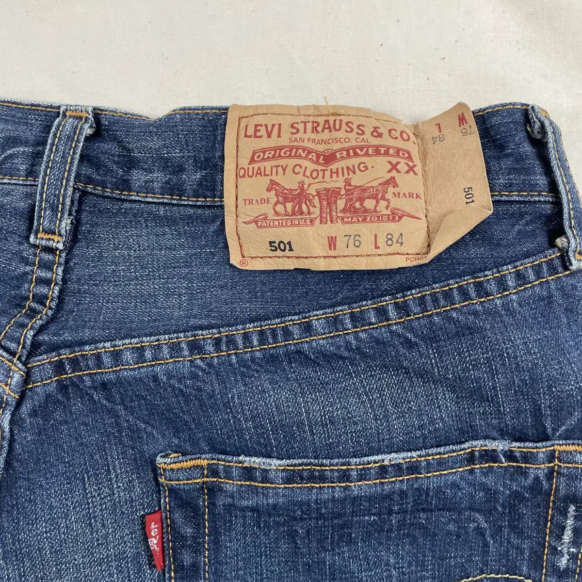 Levis 리바이스 501 W76 L84