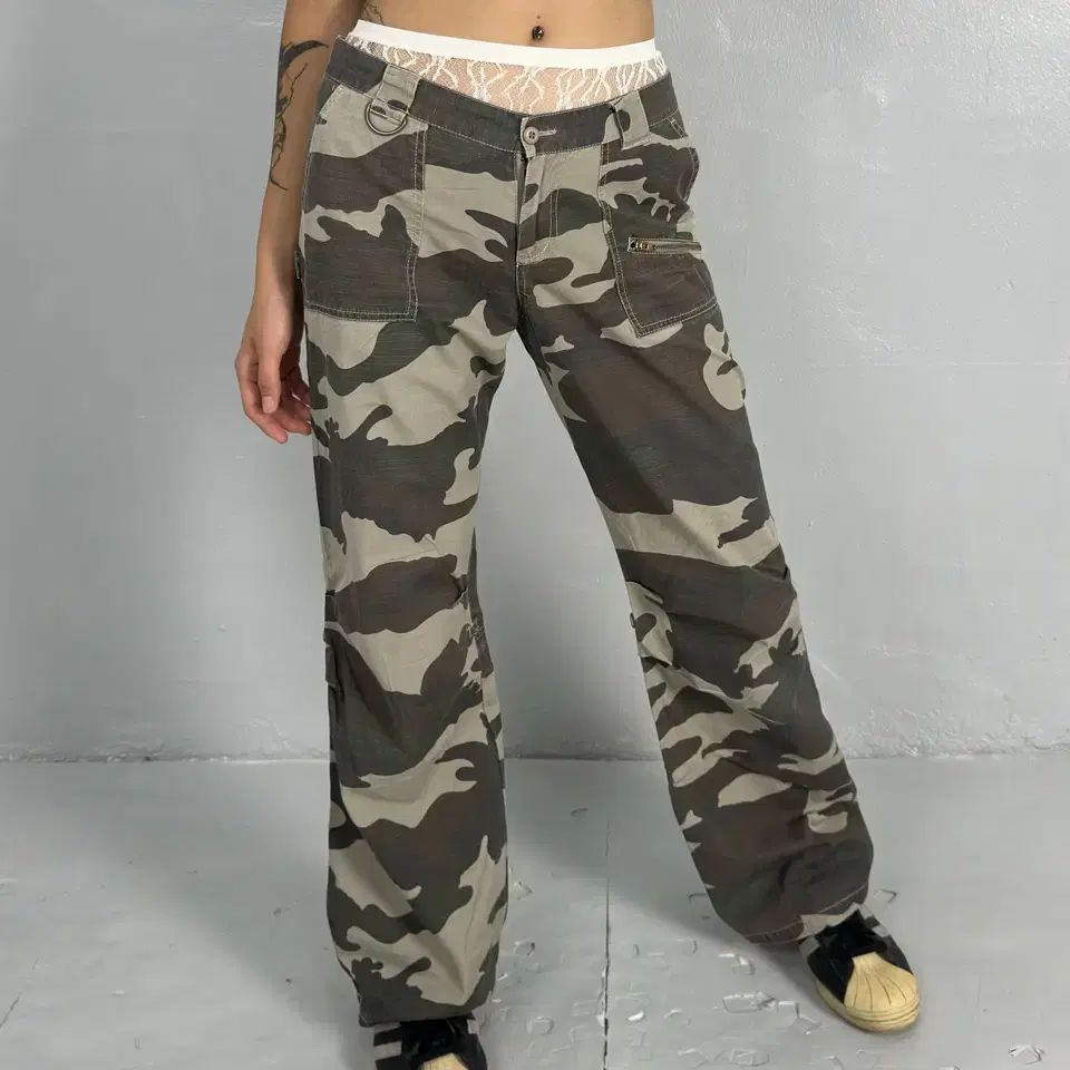 vintage camo cargo pants