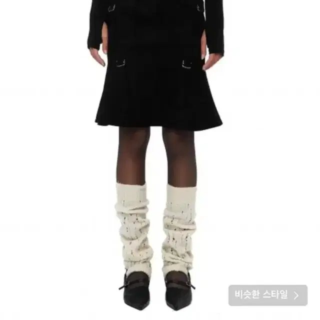 세릭 카고스커트 STRAP FLARED CARGO SKIRT / BLAC