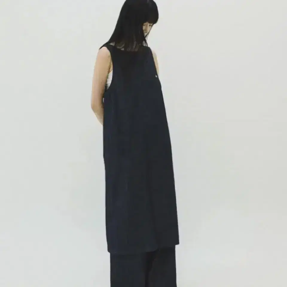 falt 폴트 denim layered dress