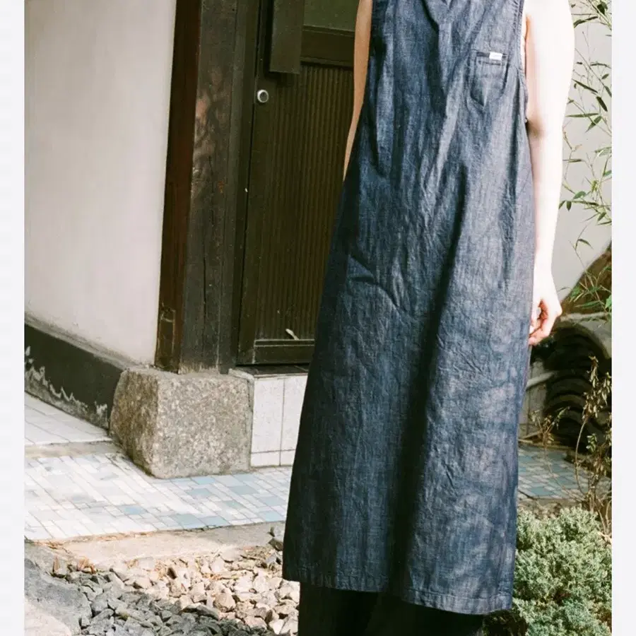 falt 폴트 denim layered dress