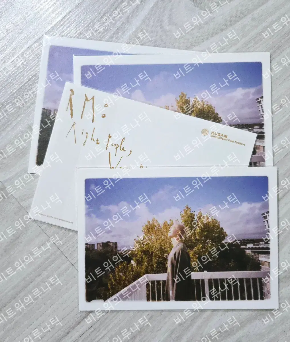 BTS RM 알엠  RPWP 엽서 BIFF POSTCARD 부산국제영화제