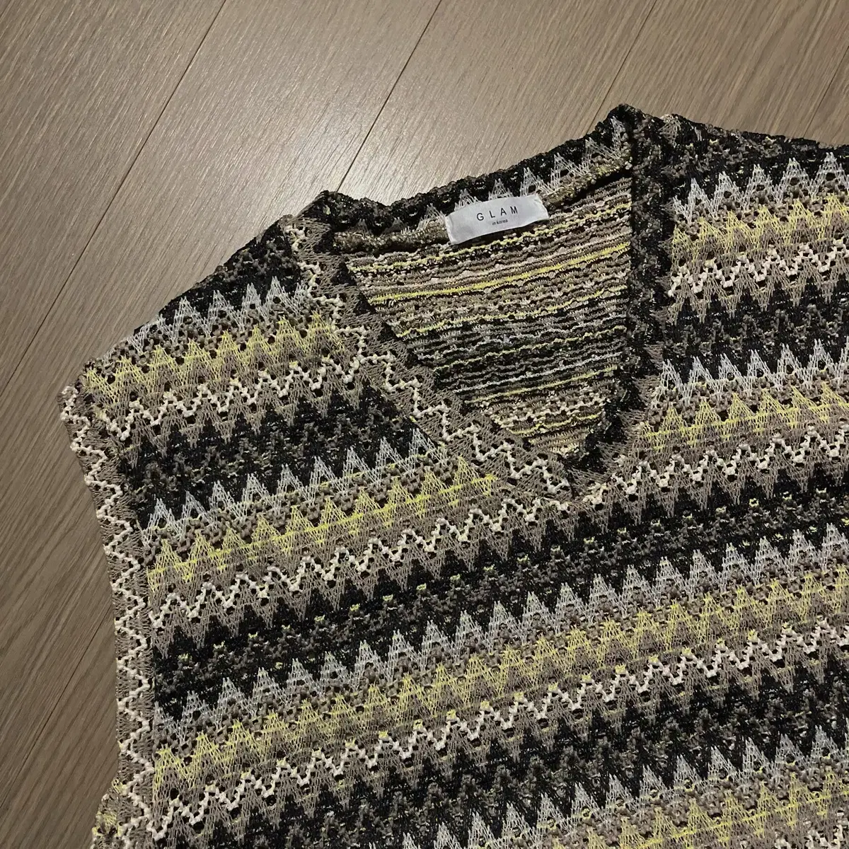 Vintage yeoreum knit vest