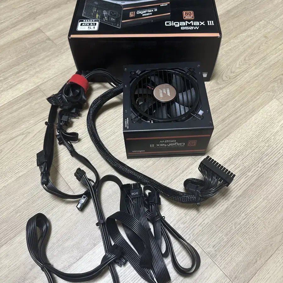 잘만 GigaMax III 850W 80Plus Bronze 모듈러 AT