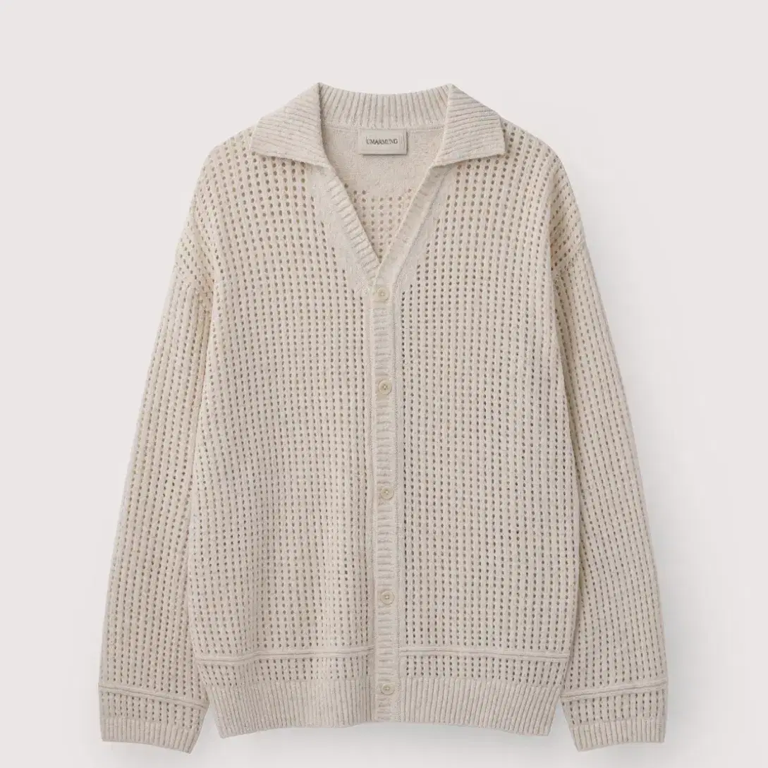 [우마뭉/새상품] Linen boucle crochet cardigan