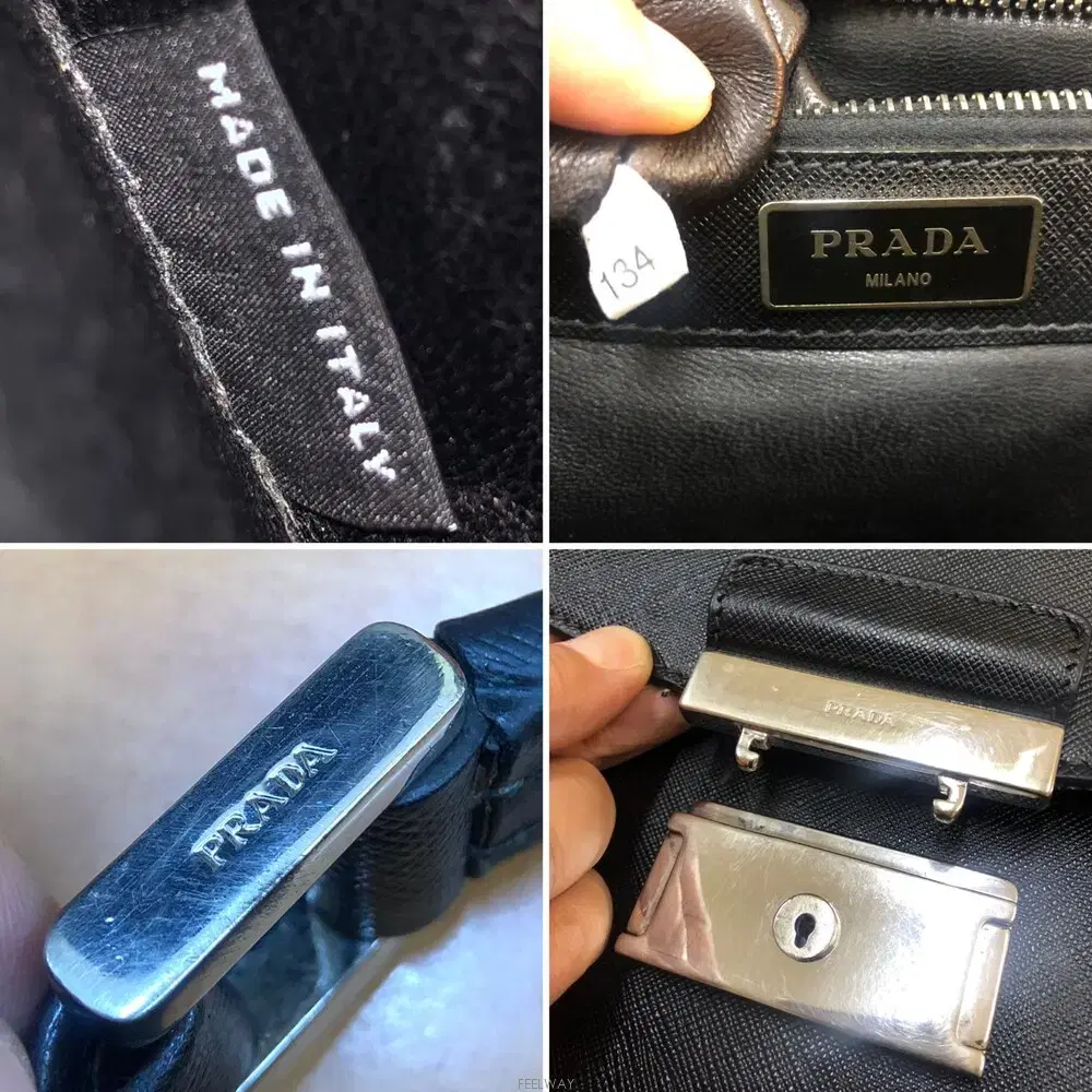 PRADA 프라다 브리프 케이스(V352 /레더-사피아노)해외발송