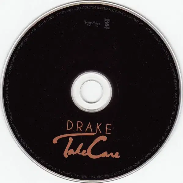 Drake - Take Care (CD) 캐나다반 초판 NM-