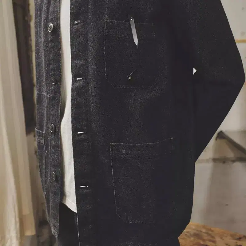 톰그레이하운드 YLEVE DENIM WORK JACKET커버올워크자켓