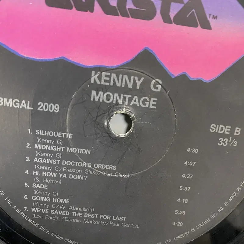 KENNY G LP / AA5835