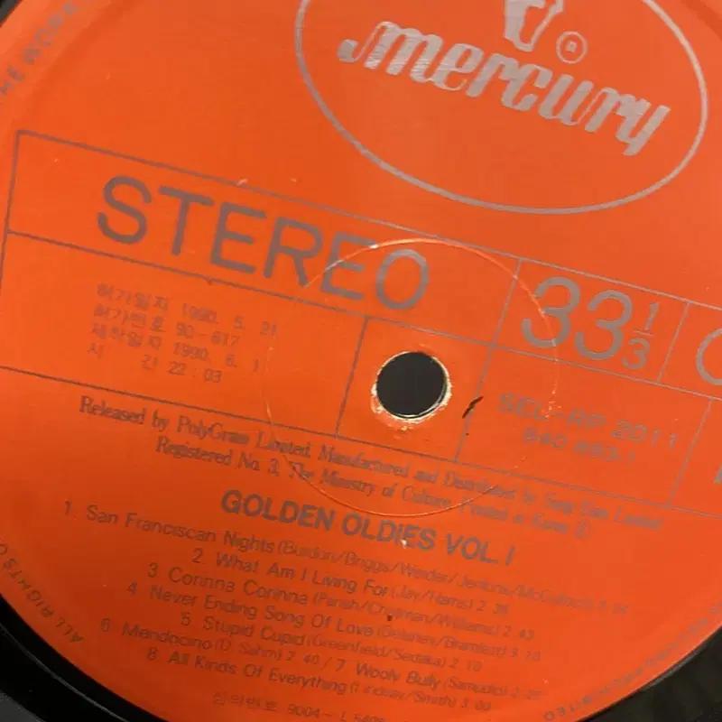 GOLDEN OLDIES  LP / AA5840