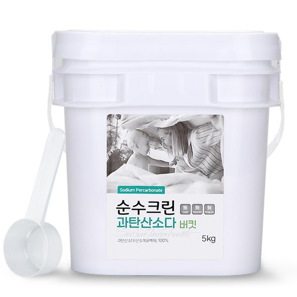 무료배송-과탄산소다 버킷 5kg+스푼