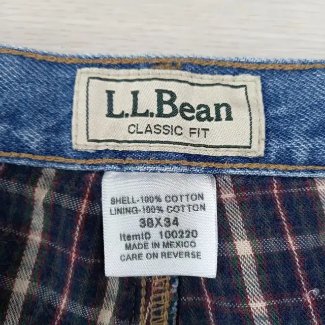 38 L.L.BEAN Mexico 기모 일자진 38-131