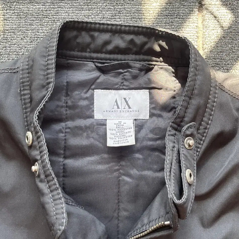 90-00 Armani Exchange 라이더 자켓