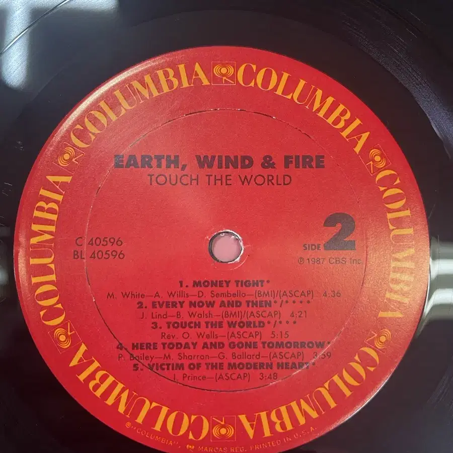 Earth, Wind & Fire / Touch the World 엘피