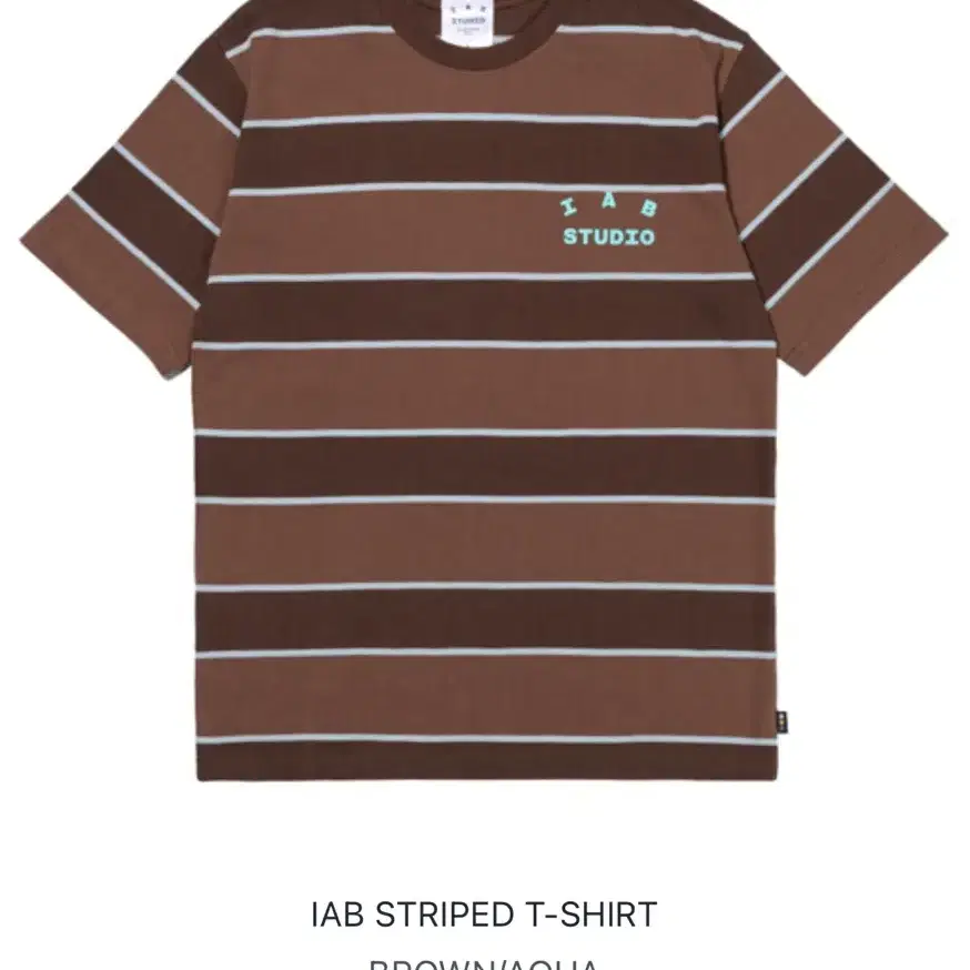 IAB STRIPED T-SHIRT(XXL) 주소변경 배송