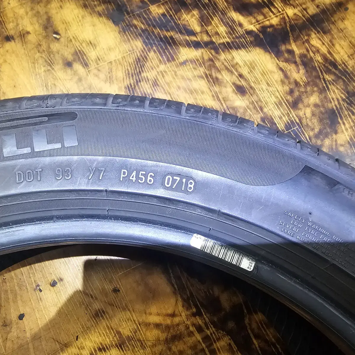 225/50R18   3GT,  X2 순정 런플랫타이어 1본 판매