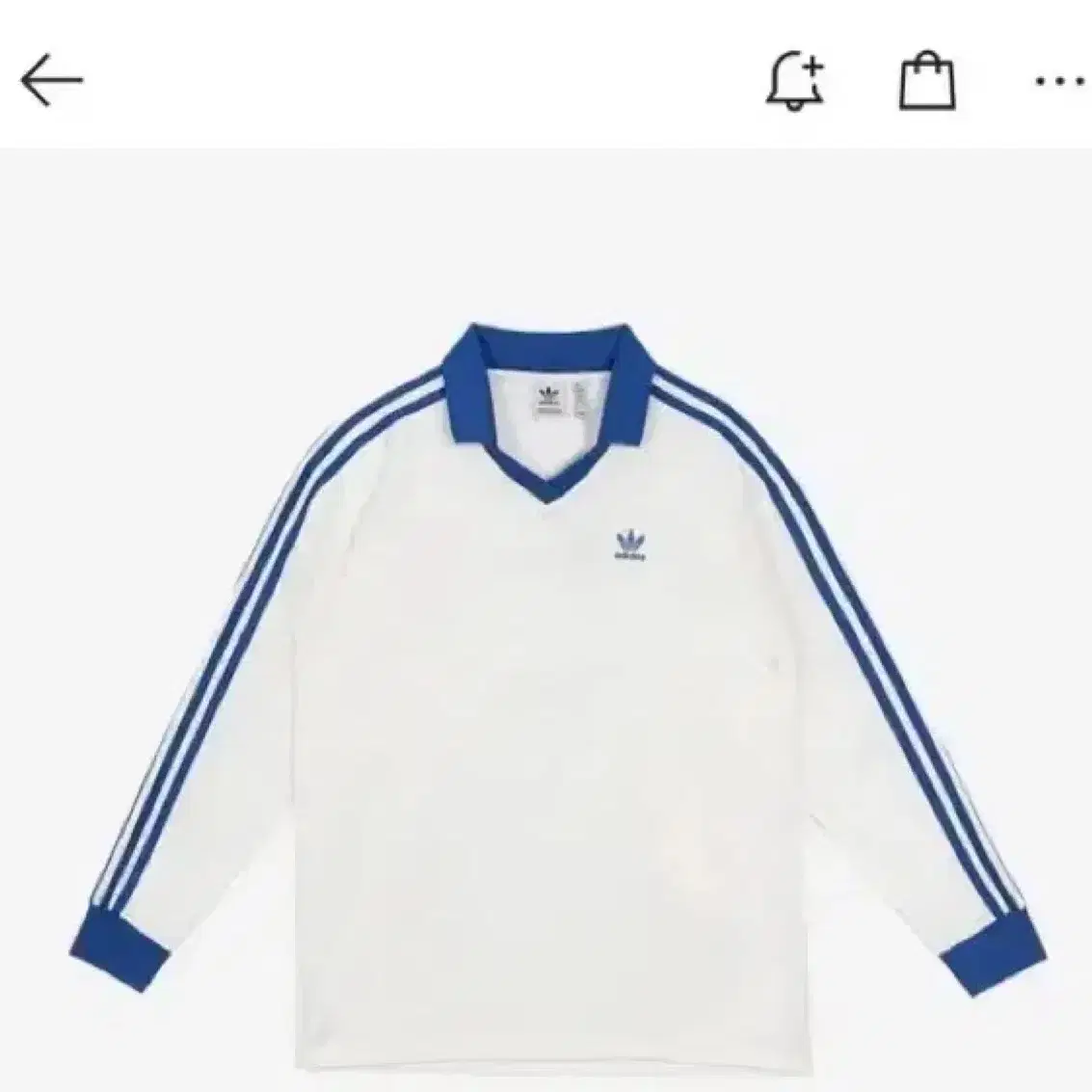 아디다스 Adidas 3-Stripes Satin Long Sleeve