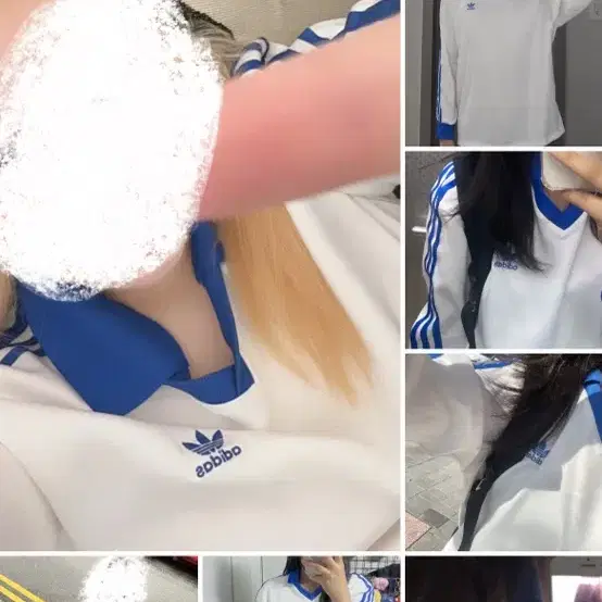 아디다스 Adidas 3-Stripes Satin Long Sleeve