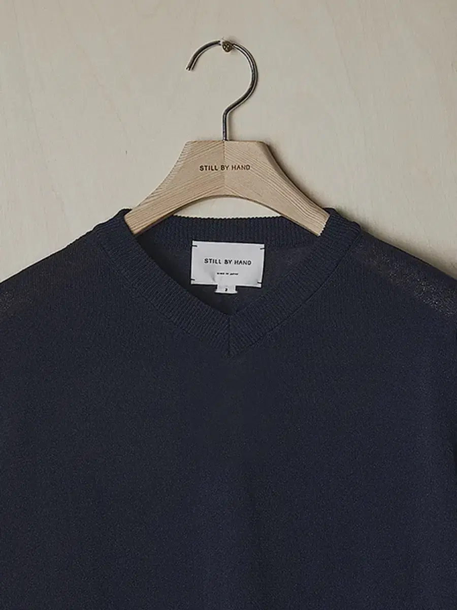 Steel By Hand 24SS V-Neck Sweater Navy 2 sizes