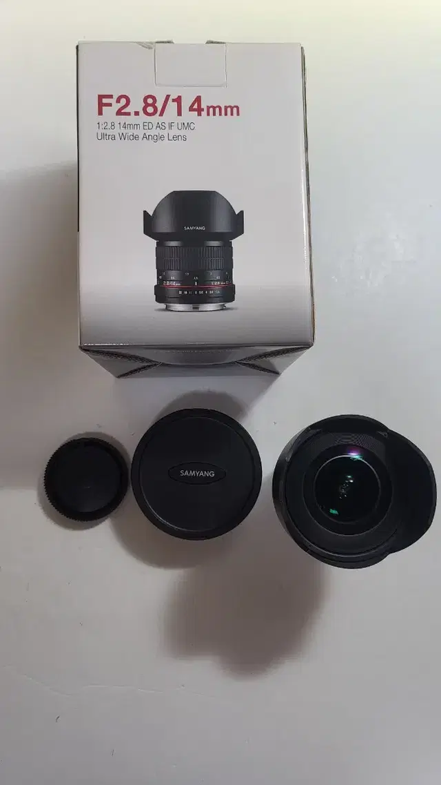 삼양 14mm f2.8 mf 소니마운트 은하수렌즈