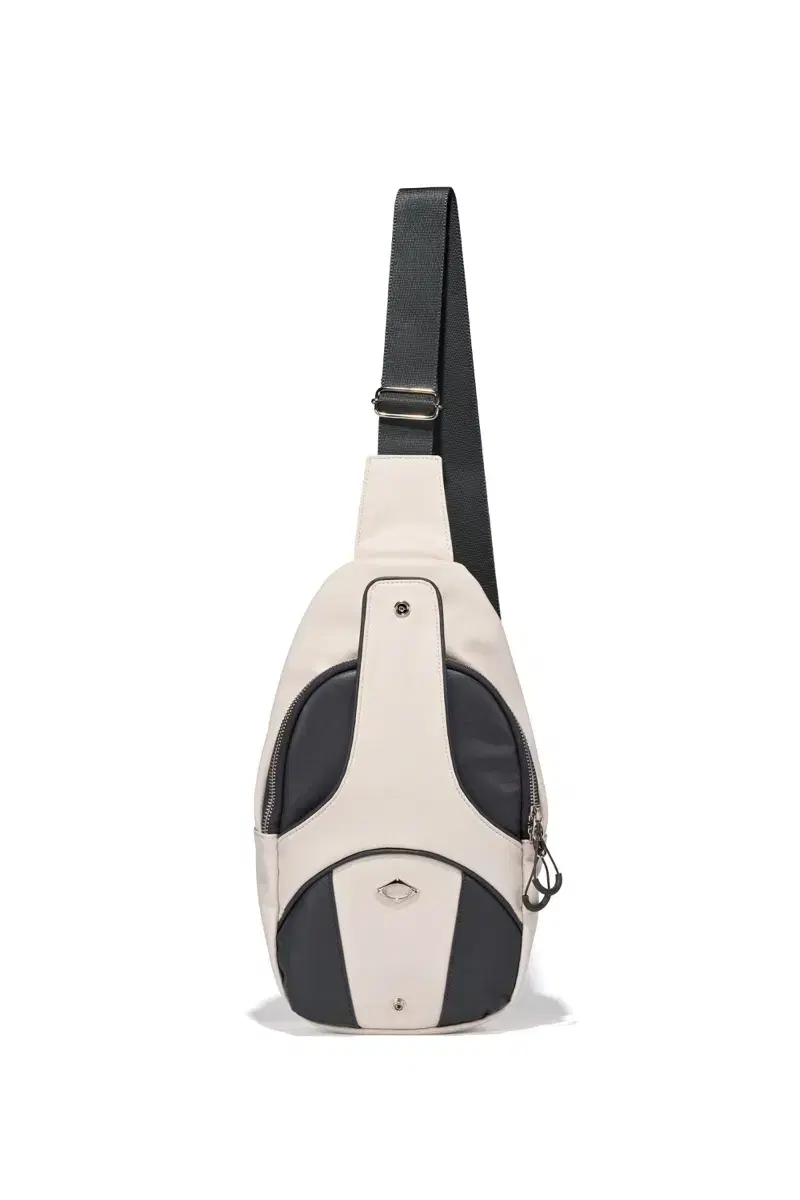 미스치프 FOLDABLE LEATHER SLING BAG_IVORY