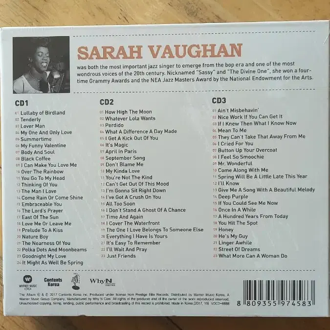 Sarah Vaughan - 70 Essential Hits (3CD)