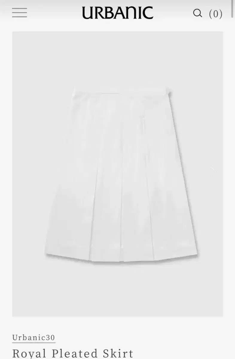 Urbanic Royal Pleated Skirt