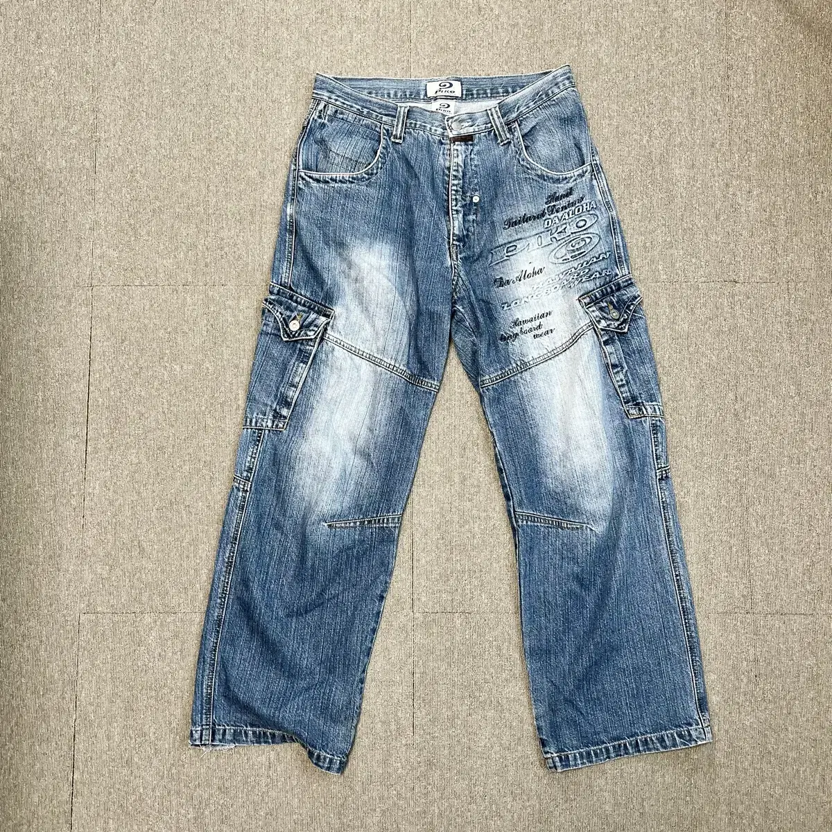 90s Vintage Y2K Wide Wash Pants