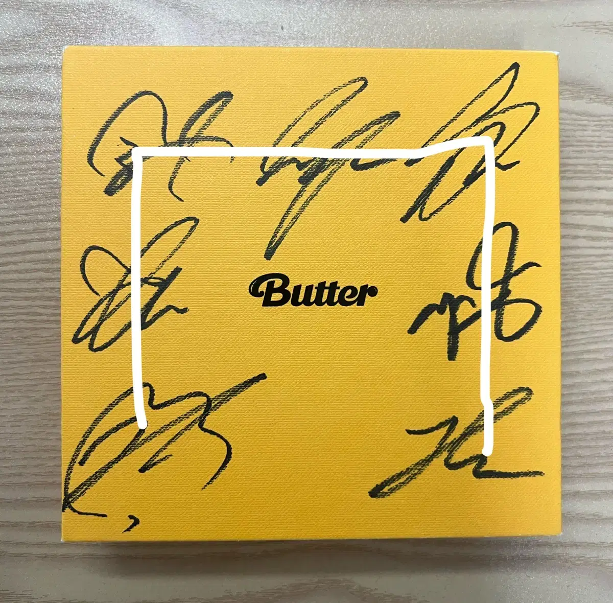 (Not for sale) BTS. BTS Butter signature album sold.