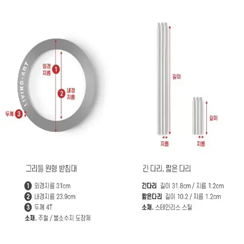 [새상품] 캠핑 주철 그리들 받침대 화로 스토브 거치대