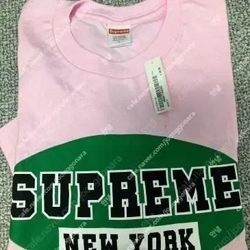 Supreme New York Short Sleeve Pink L