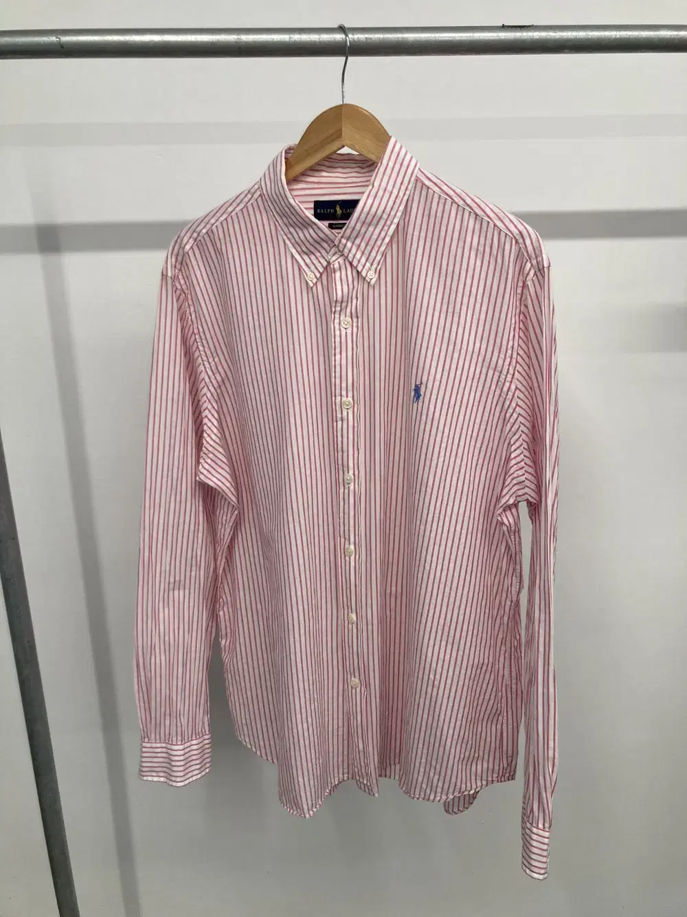 Polo Ralph Lauren New Label Cotton and Linen Striped Shirt Big Size