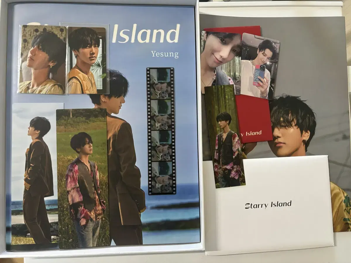 First vahn of Yesung's photo book Starry Island