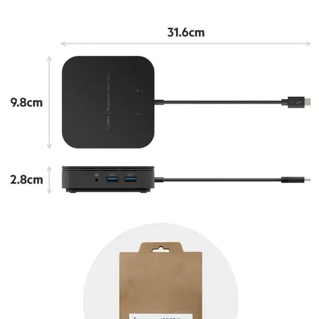 벨킨 7 in 1 썬더볼트3 독 코어 F4U110BT 판매