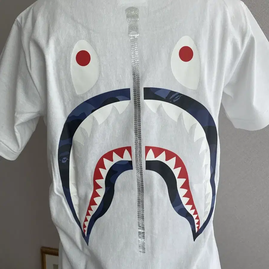 BAPE WGM Shark T-Shirts White(XS,미착용)