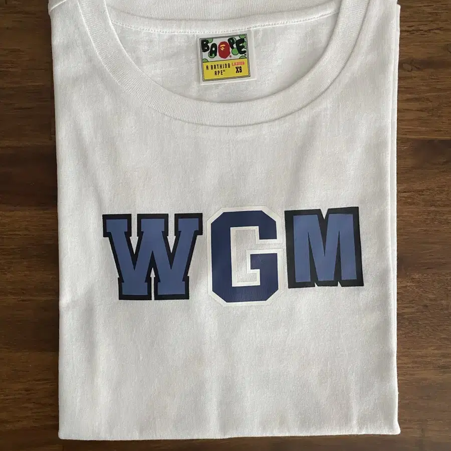 BAPE WGM Shark T-Shirts White(XS,미착용)